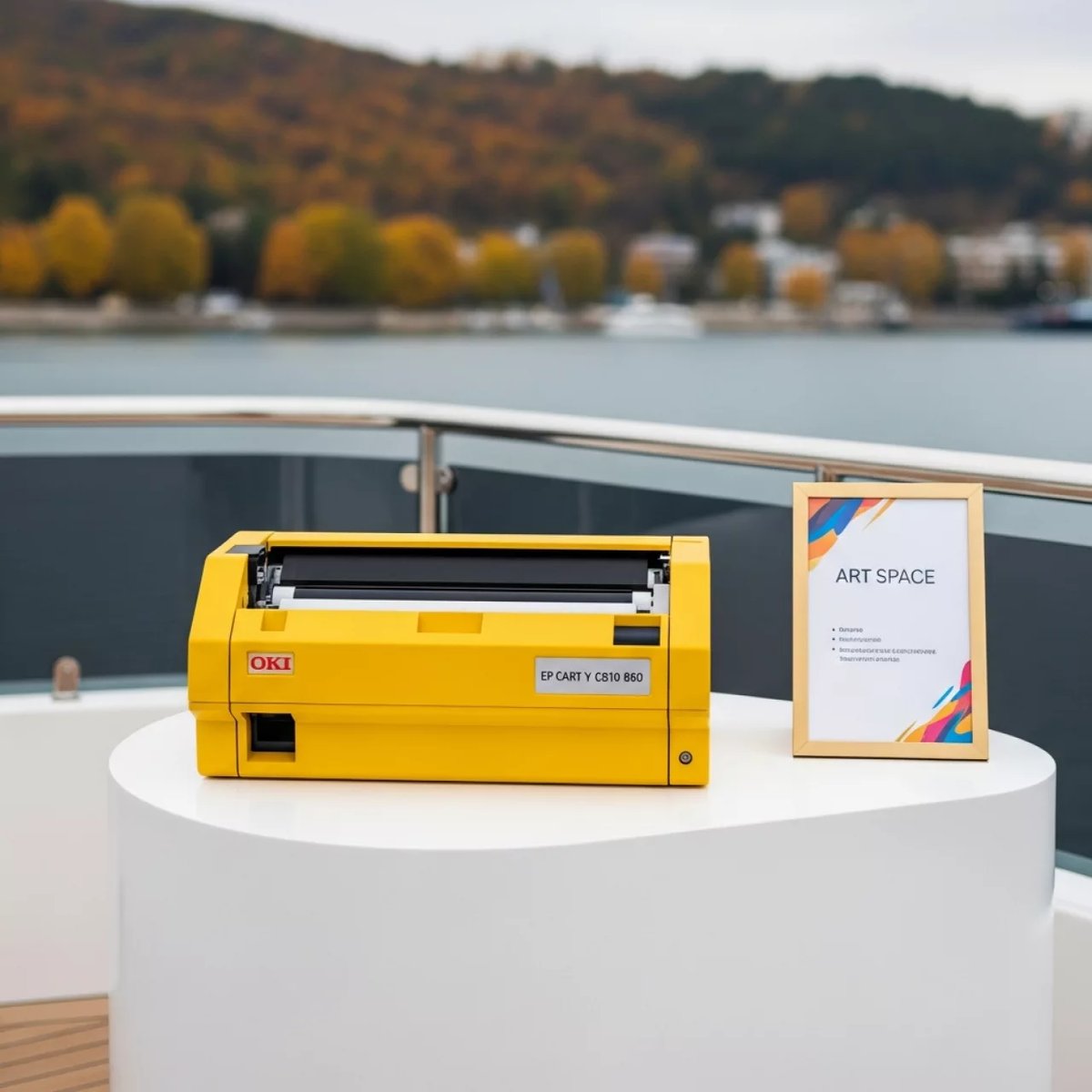 Аренда Фотобарабан OKI EP CART Y C810 830 860 на VIP теплоходе (Морпорт Сочи) — ART SPACE