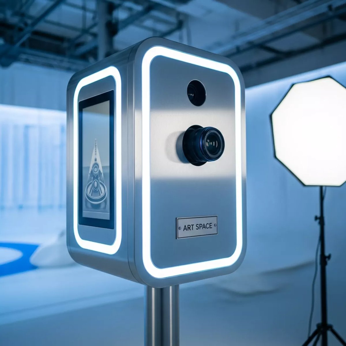 Аренда Фотобудка новогодняя в Керлинговом центре «Ледяной куб» — ART SPACE