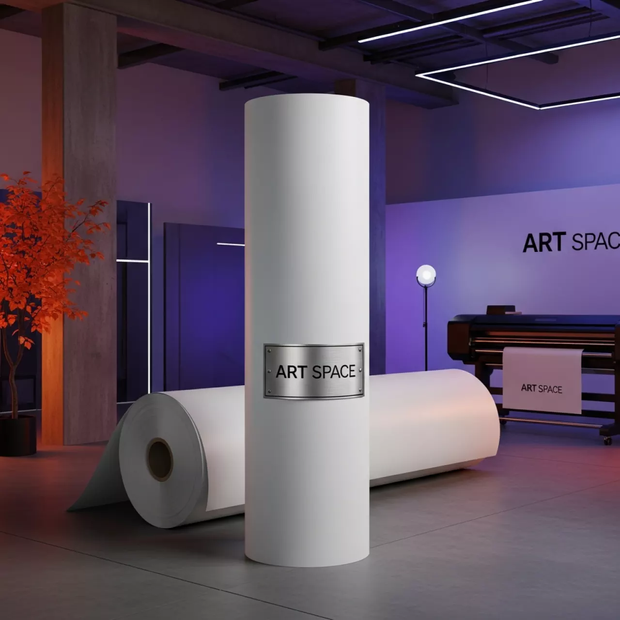 Аренда Фотобумага глянцевая для экосольвентных чернил рулон 1,07х30 м в Поляна 1389 Отель и Спа — ART SPACE