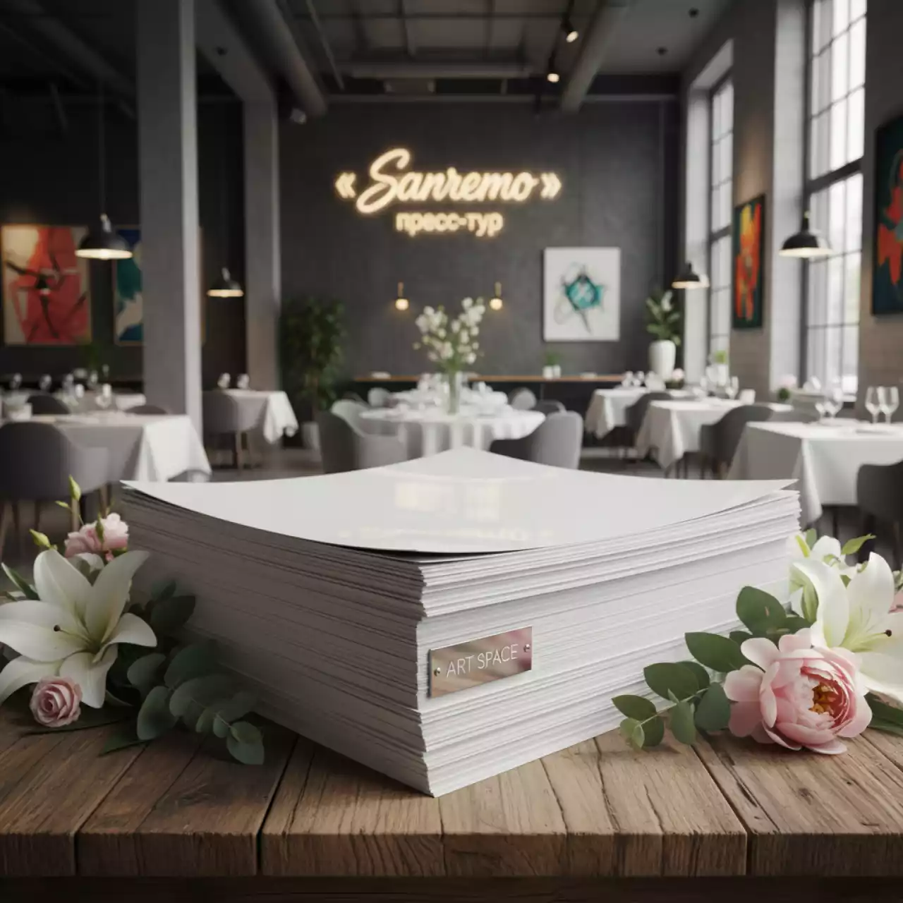Аренда Фотобумага Lomond Simply Paper Glossy A4 180 г м² 50 листов в ресторане «Sanremo» — ART SPACE