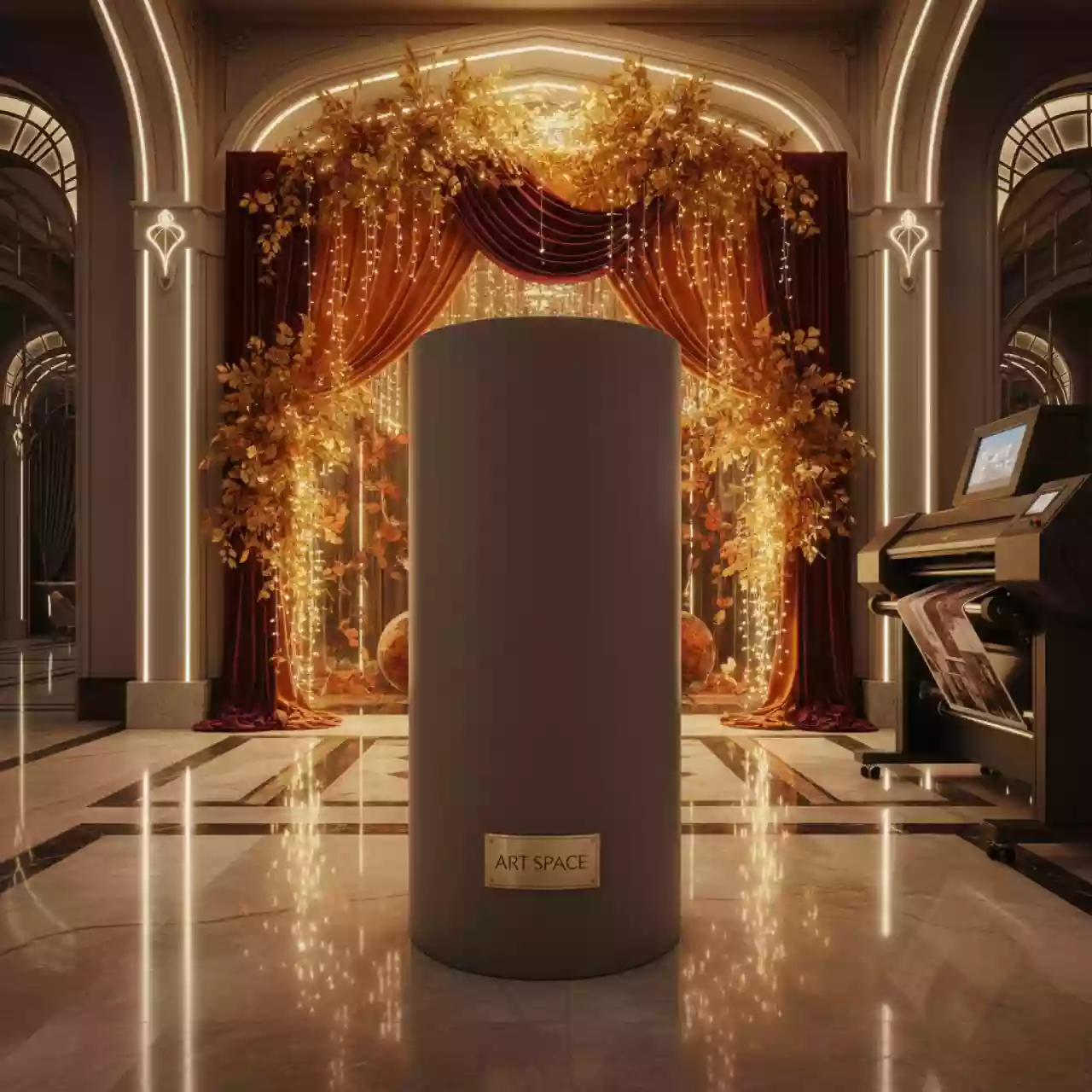 Аренда Фотобумага матовая для экосольвентных чернил 1,27х30 м в казино «Сочи» — ART SPACE