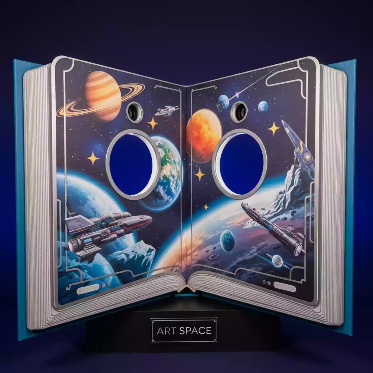 Аренда Фотокнижка Magic Book космическая в пляжном клубе Del Mar — ART SPACE