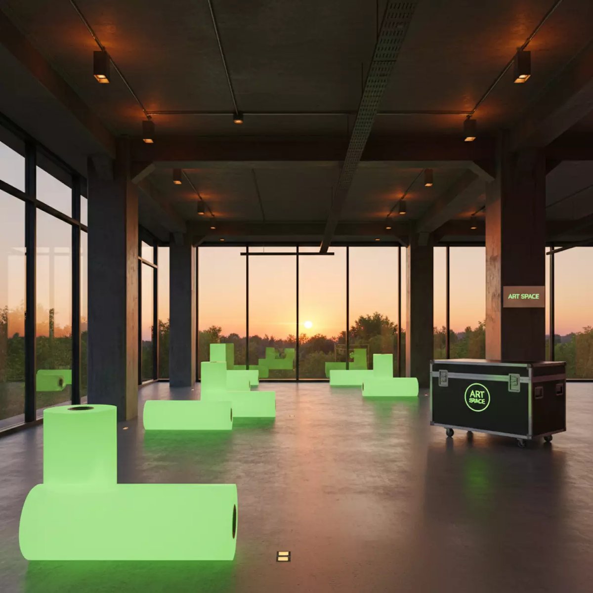 Аренда Фотолюминесцентная пленка Lucentis 200 240 мкм 610х50 м в санатории «Русь» — ART SPACE