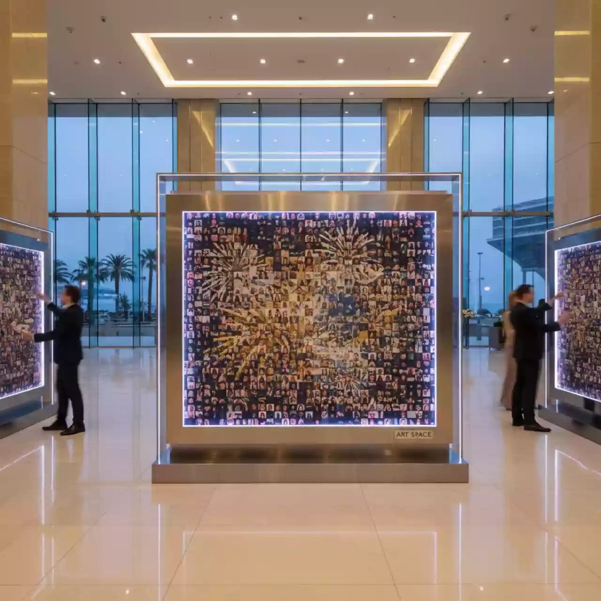 Аренда Фотомозаика новогодняя в отеле Hyatt Regency Sochi — ART SPACE