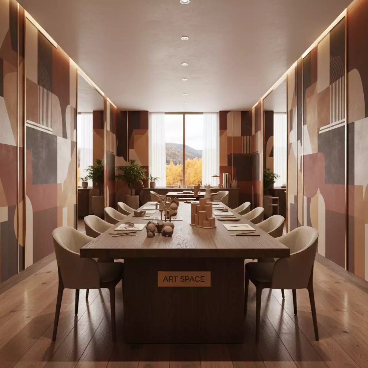 Аренда Фотообои антимаркер матовые в Golden Tulip Rosa Khutor — ART SPACE