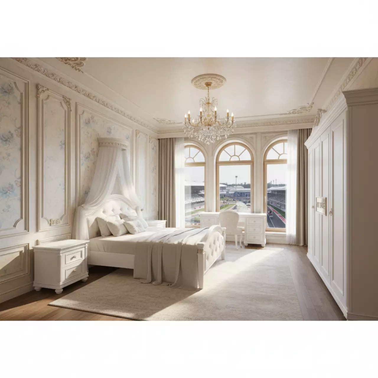 Аренда Фотообои фактурные для детской спальни в ледовом дворце «Роза Хутор» — ART SPACE