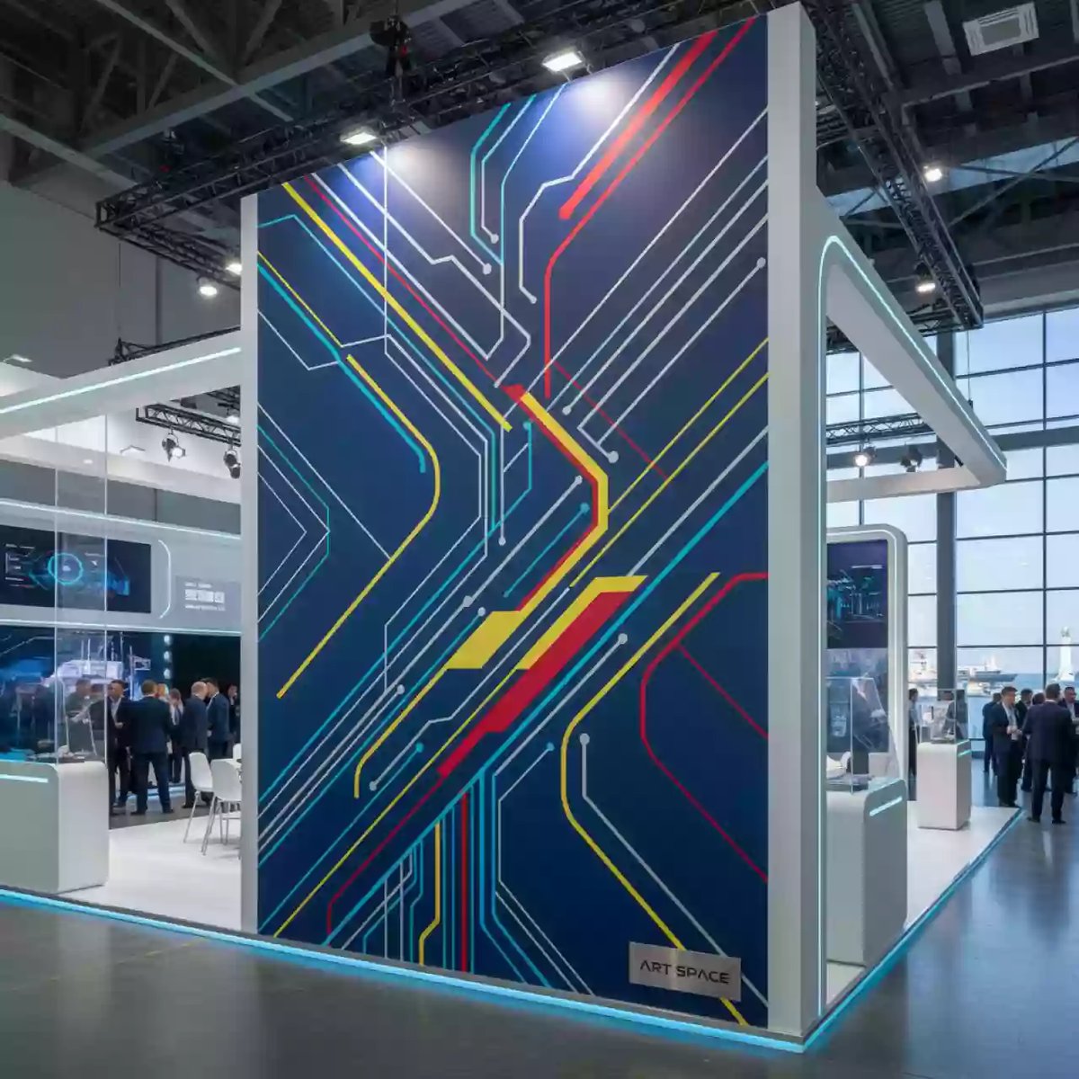 Аренда Фотообои гладкие антимаркер на территории Морпорта Сочи — ART SPACE