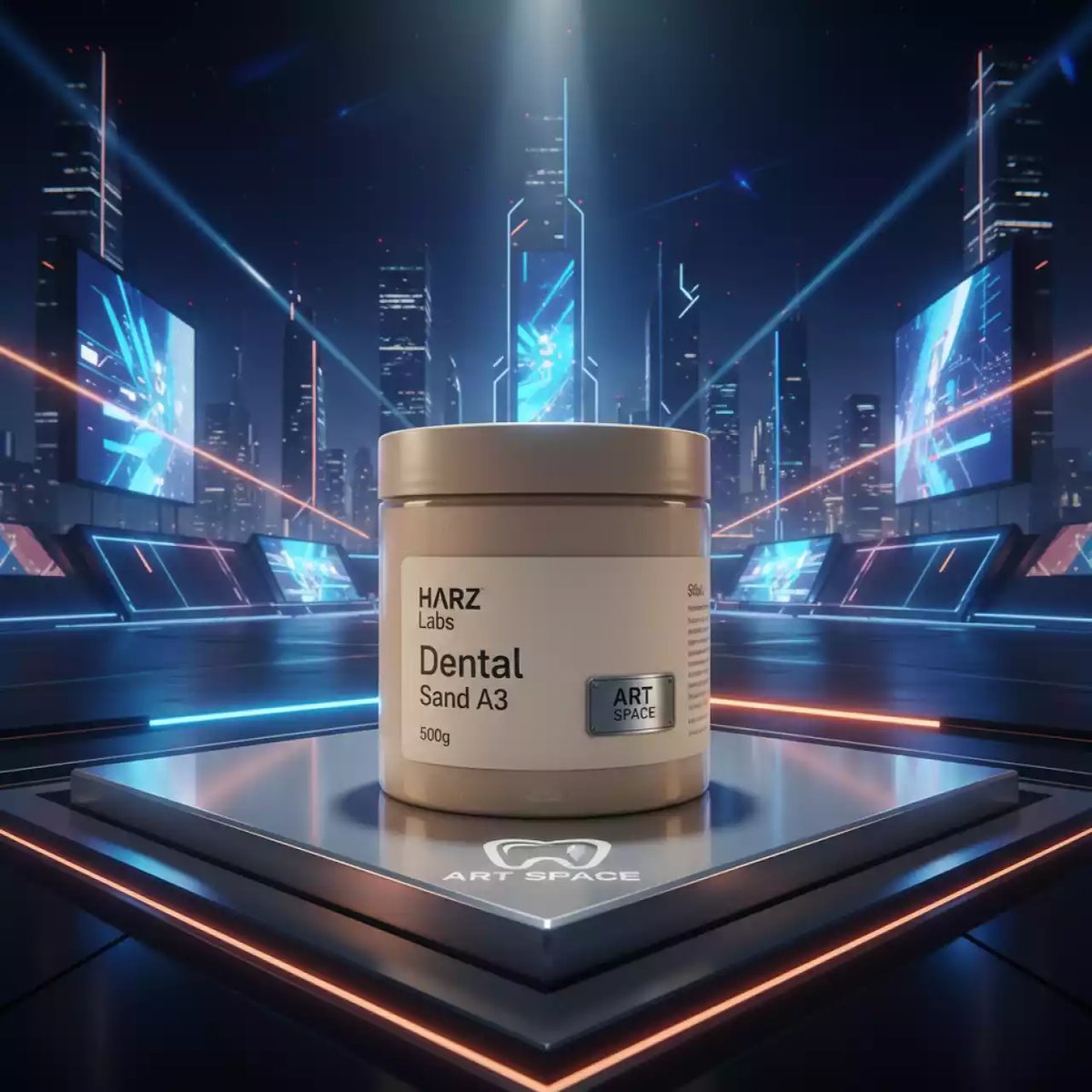 Аренда Фотополимер HARZ Labs Dental Sand A3 бежевый 500 г в Сириус Арене — ART SPACE