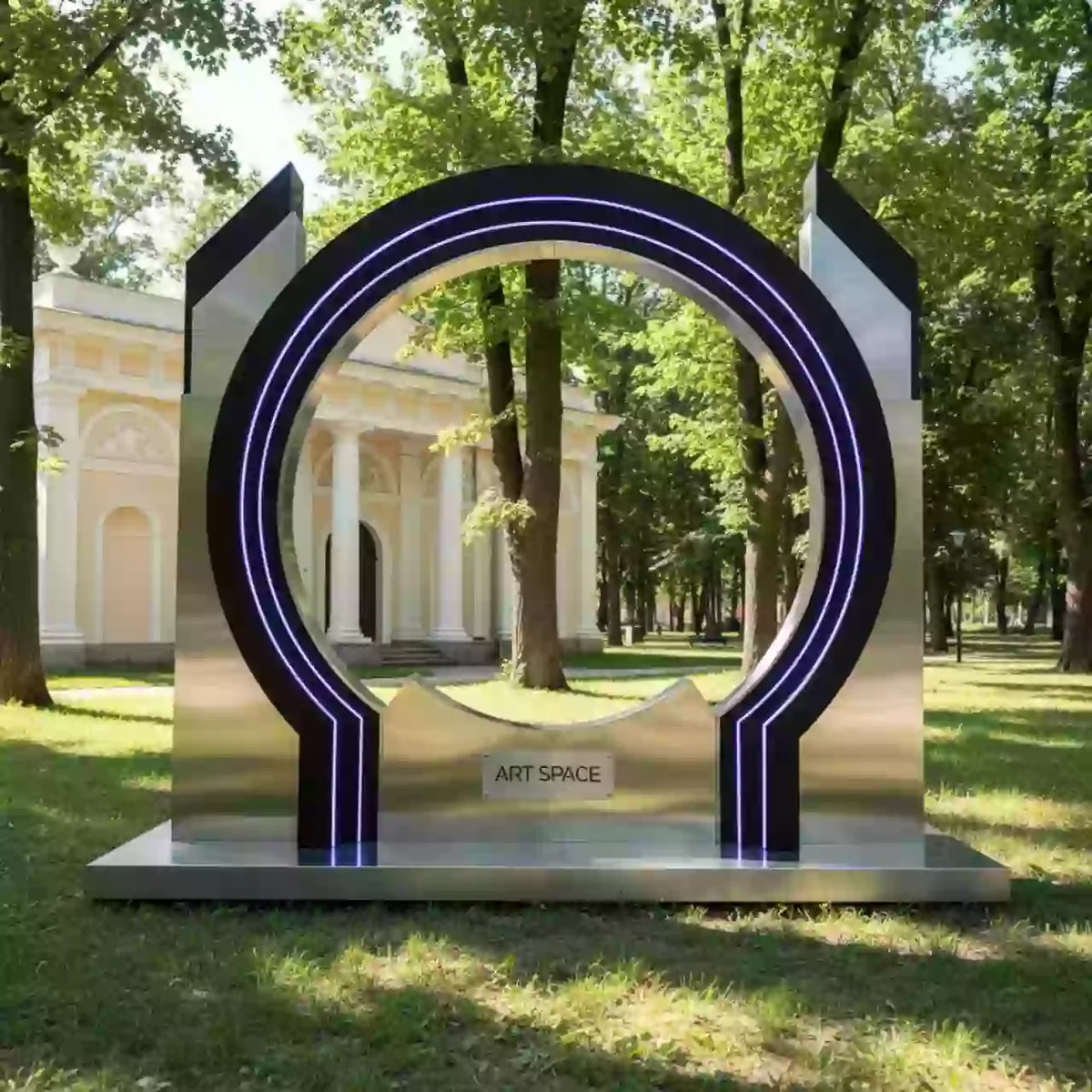 Аренда Фотозона "Будущее начинается сегодня" в усадьбе Голицына — ART SPACE