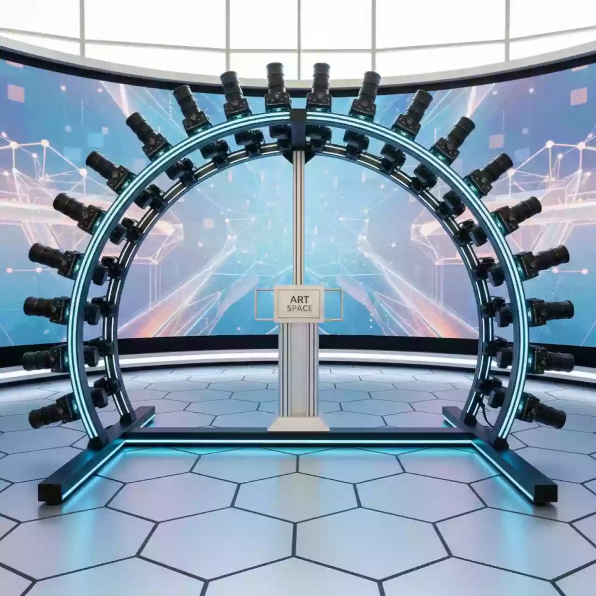 Аренда Фотозона Bullet time на свадьбу на Медальной площади — ART SPACE