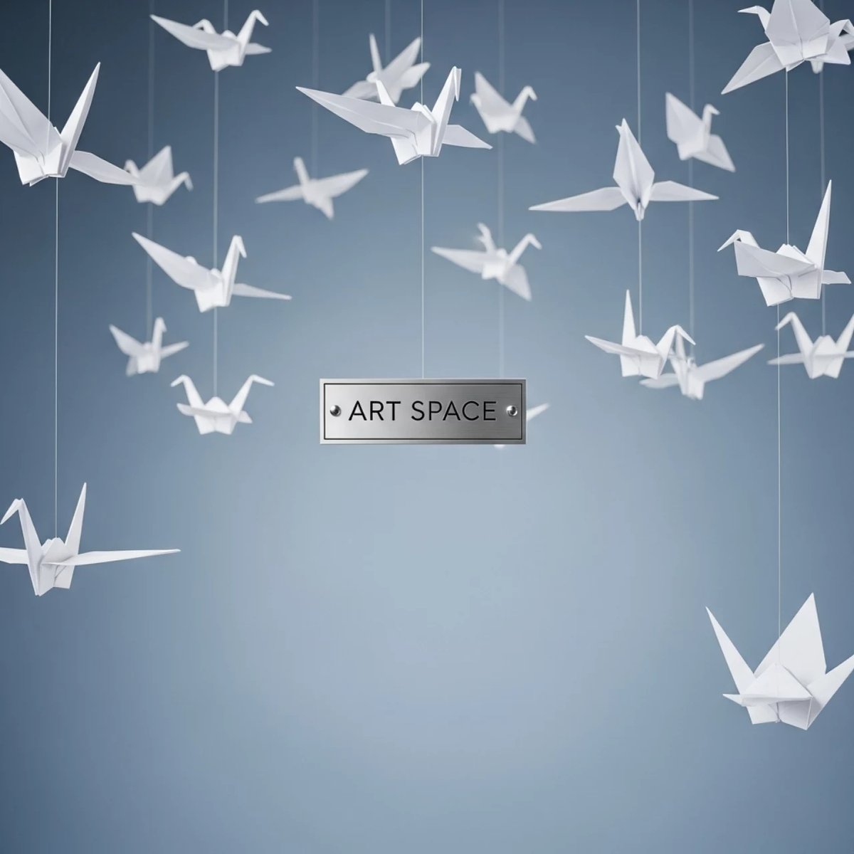 Аренда Фотозона "Бумажные журавлики" в МФК «Горный» — ART SPACE