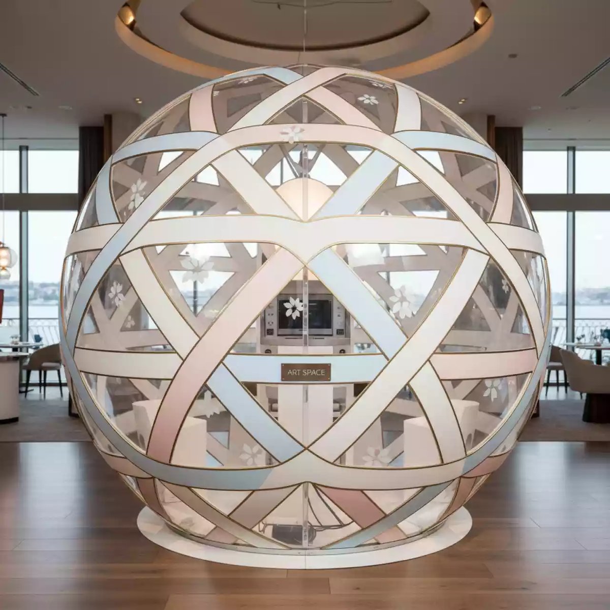 Аренда Фотозона "Чудо шар" в ресторане «Магеллан» — ART SPACE