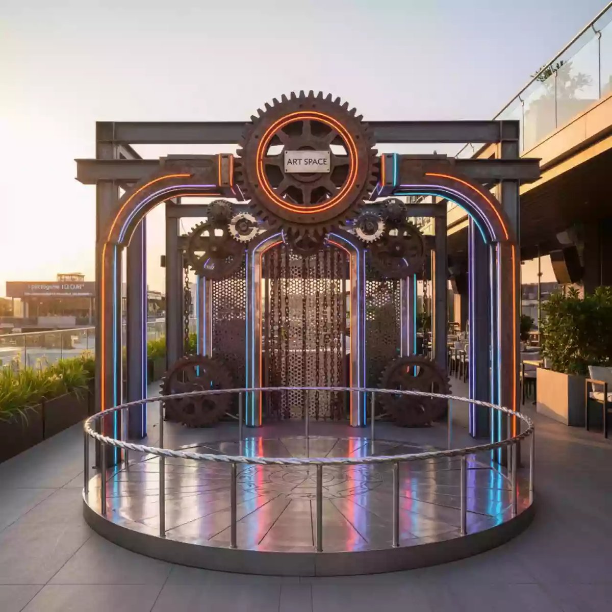 Аренда Фотозона цирк в ресторане «D.O.M» — ART SPACE