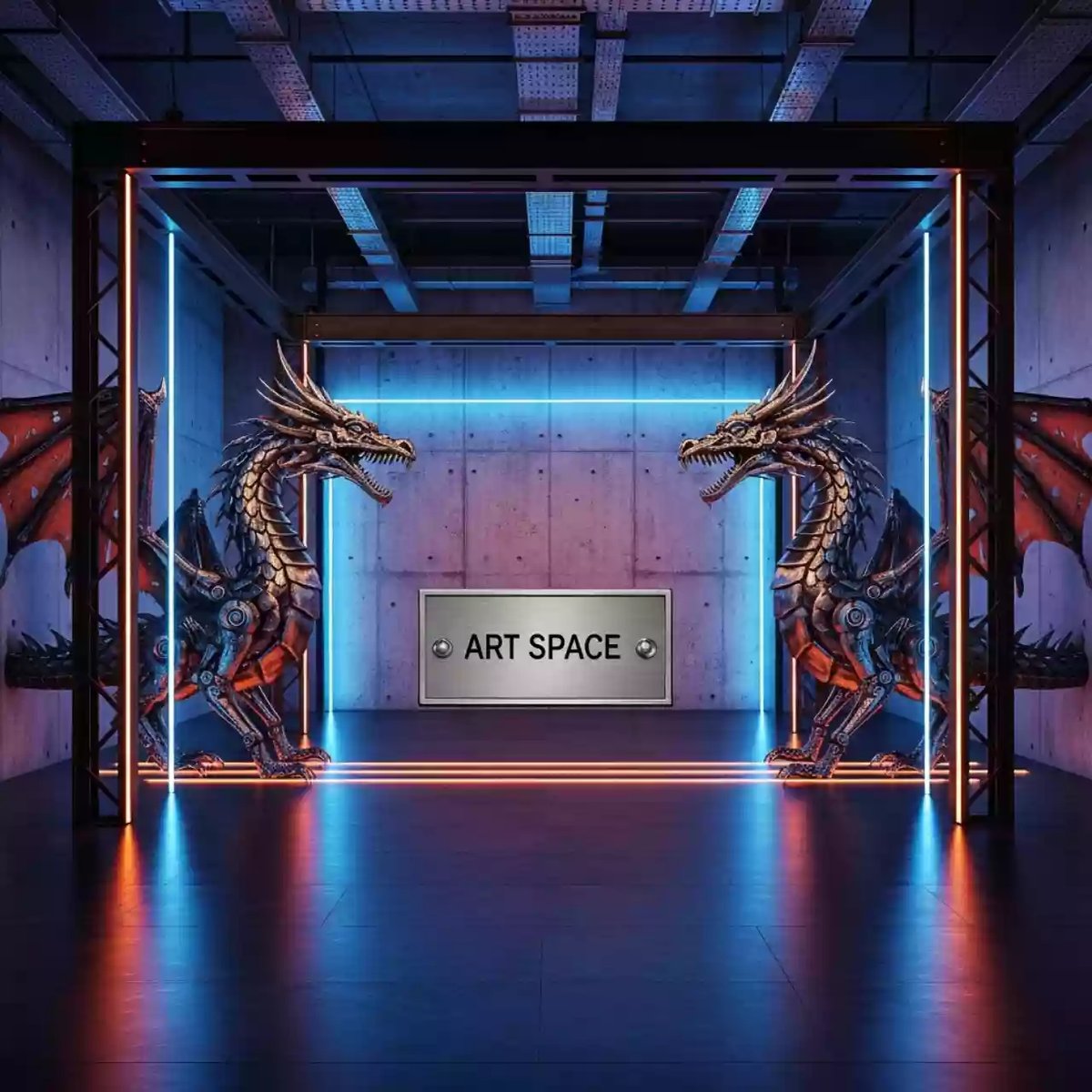 Аренда Фотозона драконы в банкетном зале «Дельфин» — ART SPACE