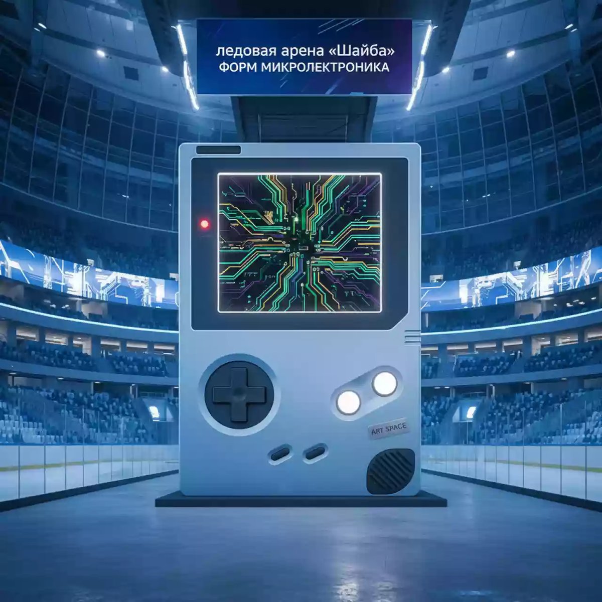 Аренда Фотозона Game Boy в ледовой арене «Шайба» — ART SPACE