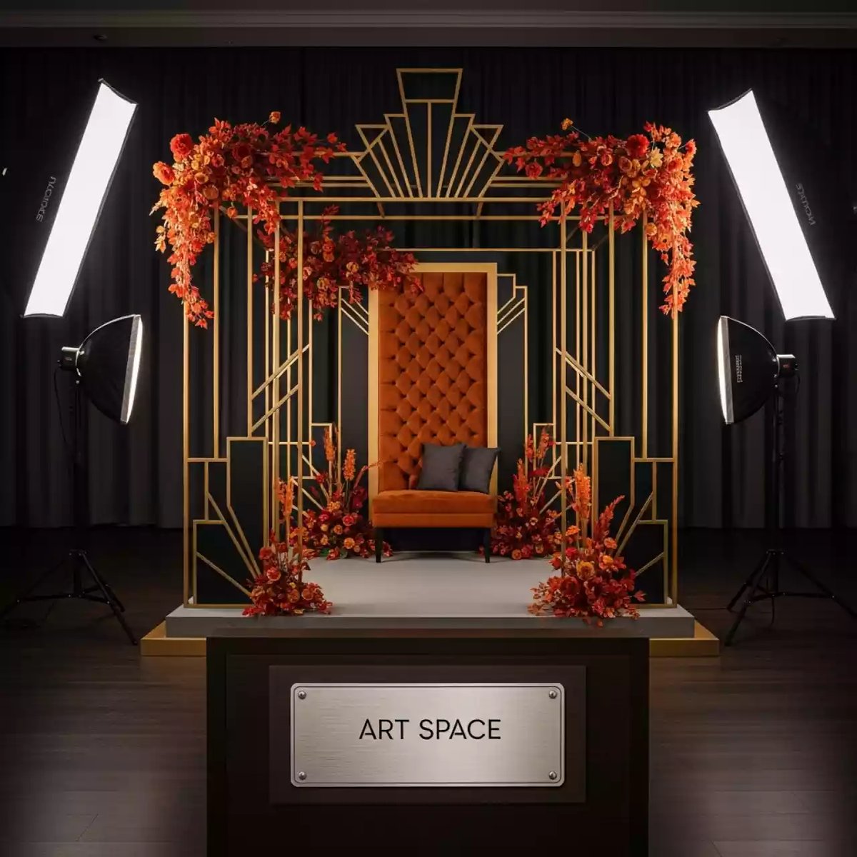 Аренда Фотозона Голливуд в ресторане «Brunello» — ART SPACE