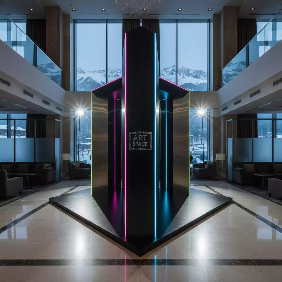 Аренда Фотозона Хэллоуин в Rixos Krasnaya Polyana — ART SPACE