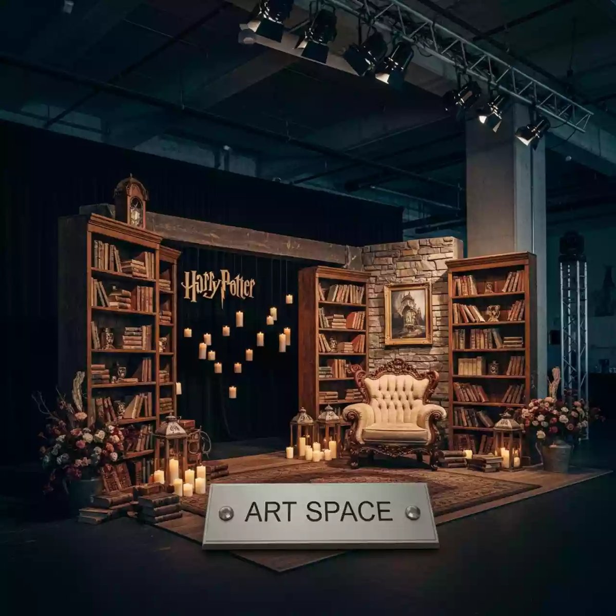 Аренда Фотозона Хогвартс в комплексе Sea Galaxy — ART SPACE