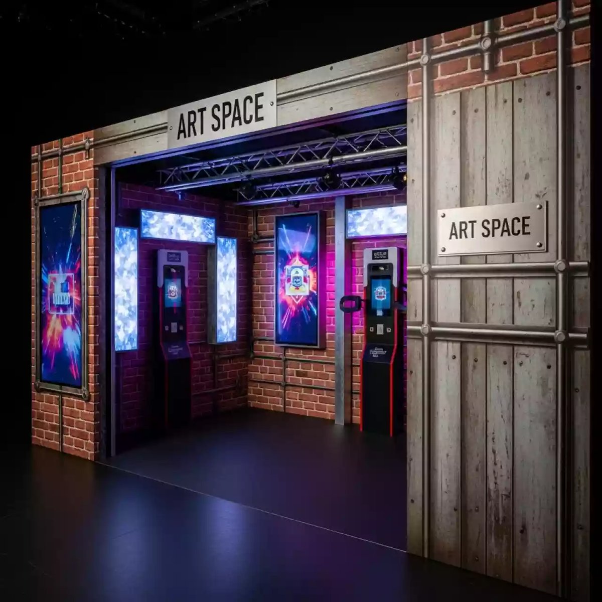 Аренда Фотозона интерактивная для конференций в Ледовом дворце «Айсберг» — ART SPACE