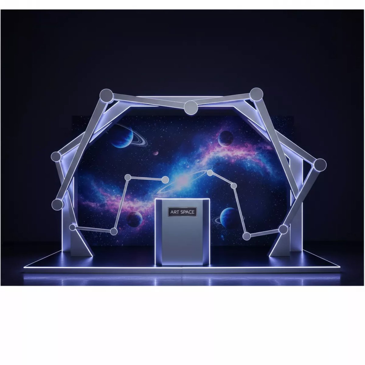 Аренда Фотозона космос в VK Stadium Sirius — ART SPACE