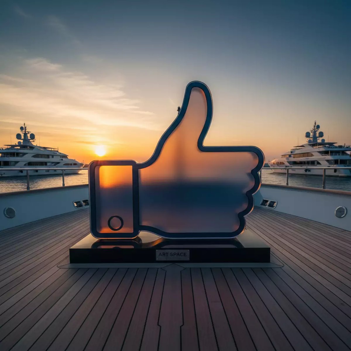 Аренда Фотозона лайк на VIP теплоходе (Морпорт Сочи) — ART SPACE