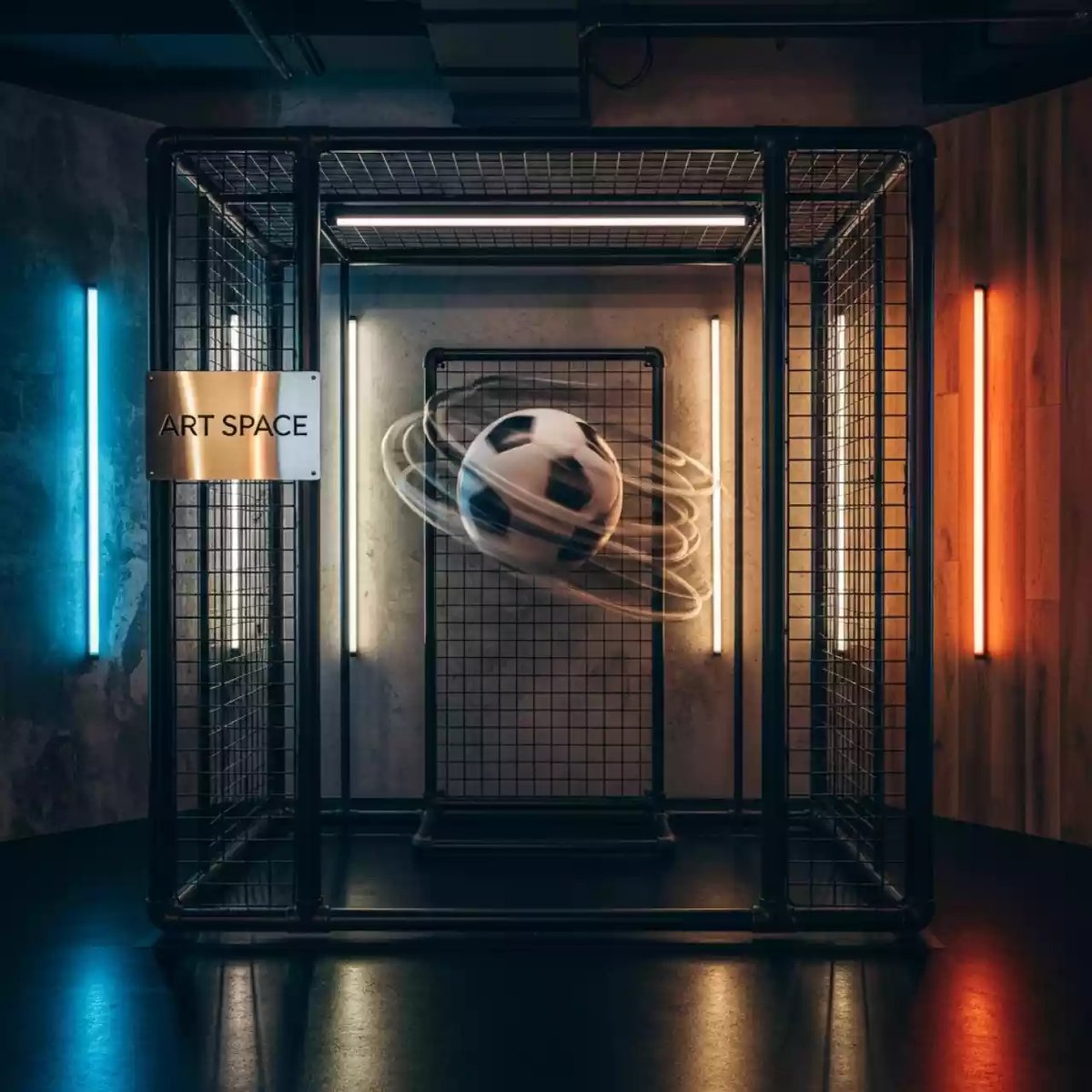 Аренда Фотозона мяч в игре в отеле Radisson Lazurnaya — ART SPACE