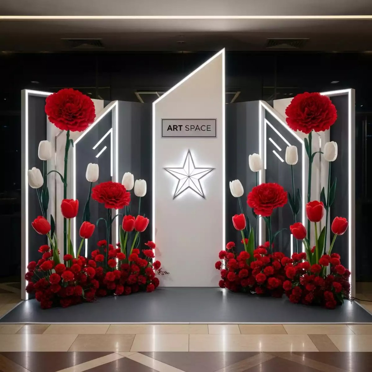 Аренда Фотозона на День Победы в ресторане «La Terrazza» — ART SPACE