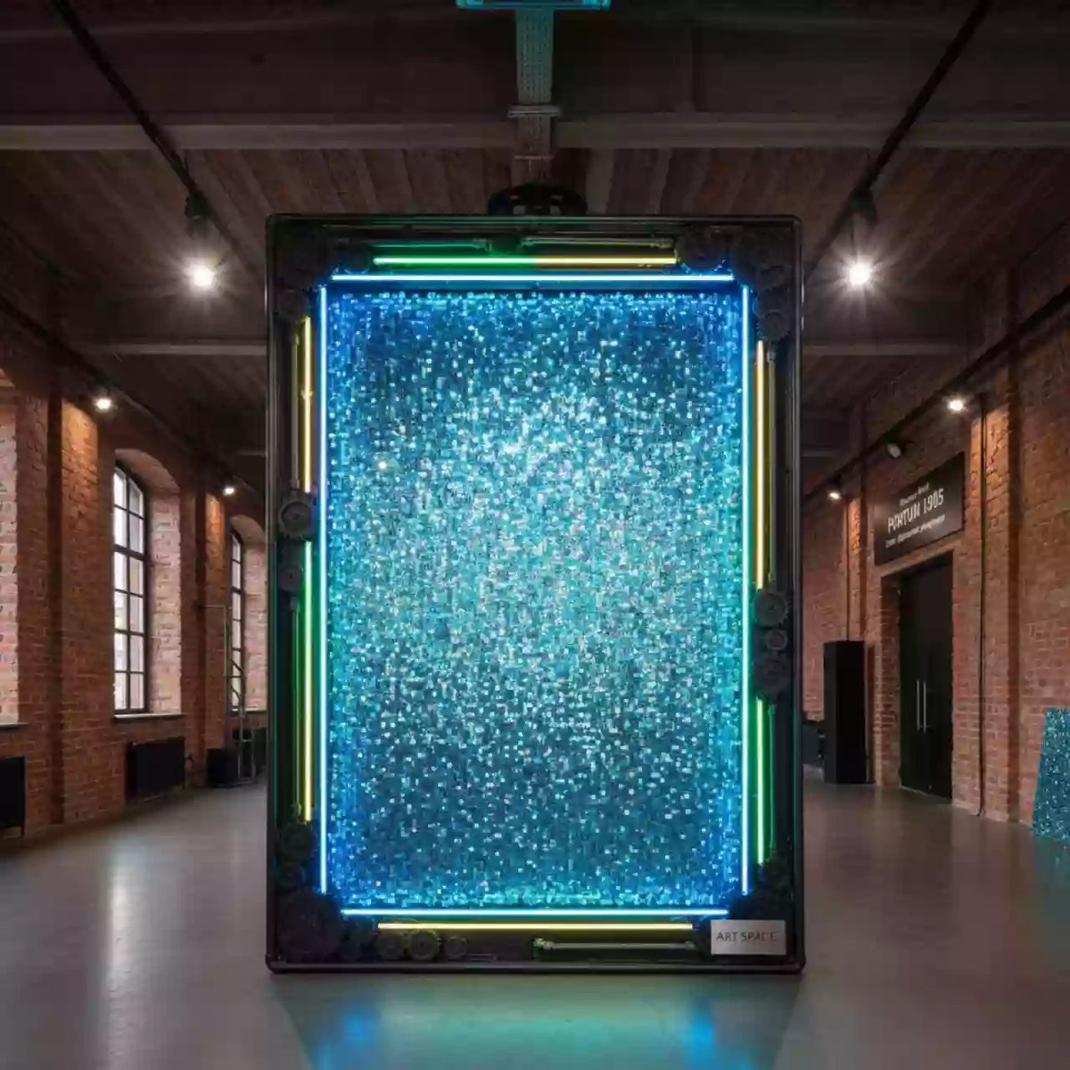 Аренда Фотозона на Новый год голубые пайетки хамелеон с декором в Boutique Hotel PORTUM 1905 — ART SPACE