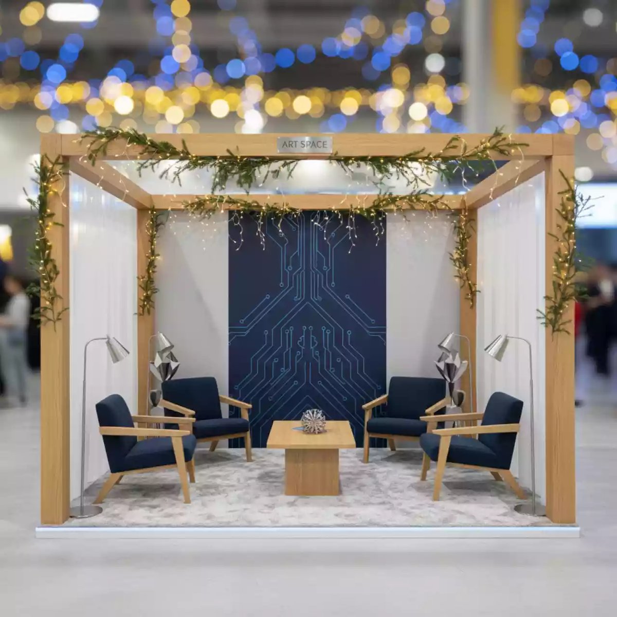 Аренда Фотозона на Новый год в санатории «Металлург» — ART SPACE