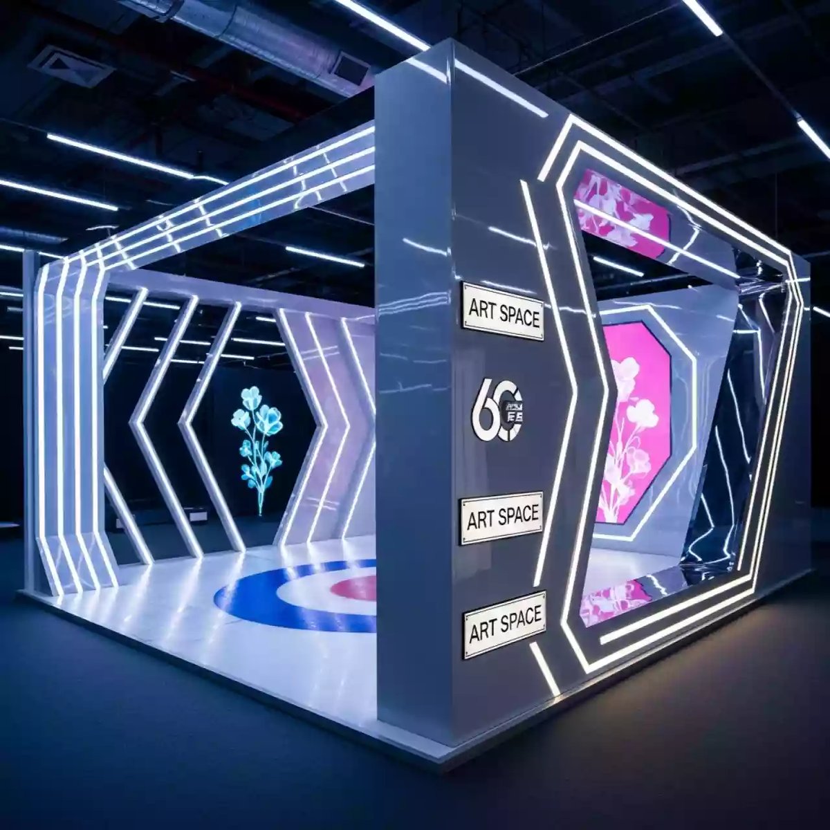 Аренда Фотозона на юбилей 60 лет мужчине в Керлинговом центре «Ледяной куб» — ART SPACE