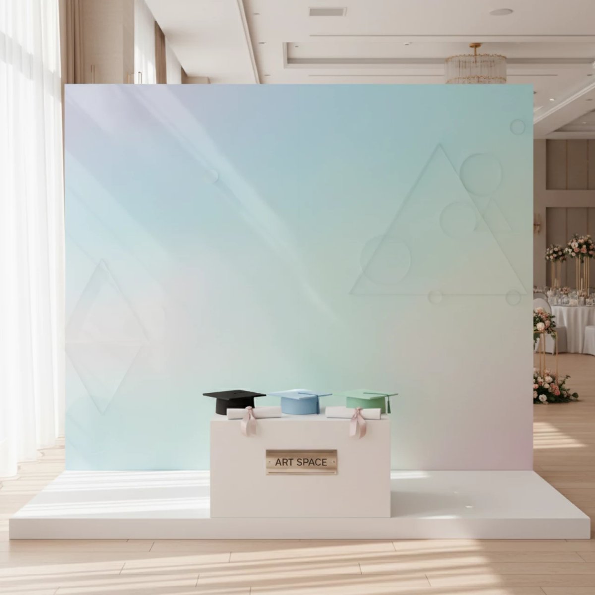 Аренда Фотозона Наш выпускной в Golden Tulip Rosa Khutor — ART SPACE