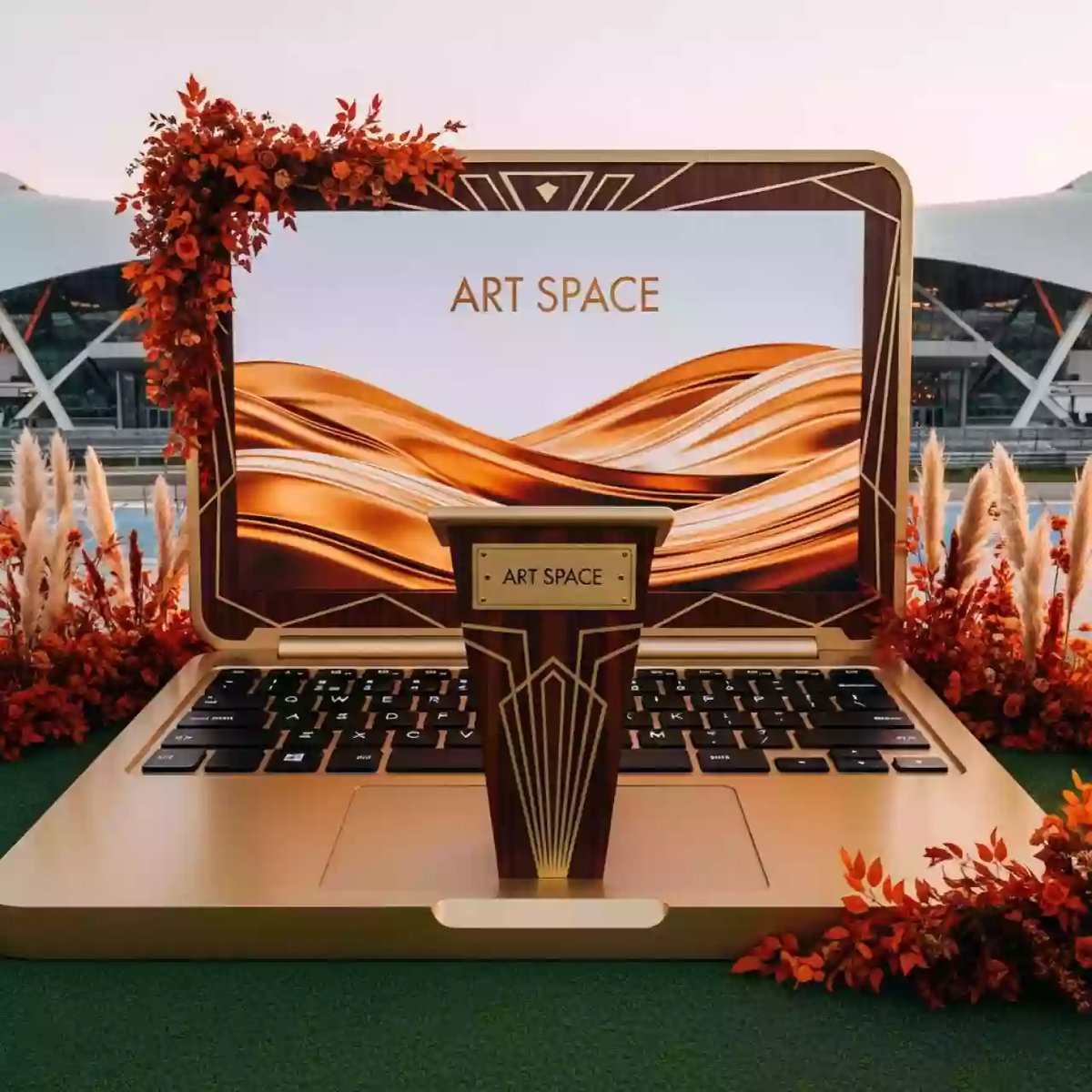 Аренда Фотозона ноутбук на Сочи Автодроме — ART SPACE