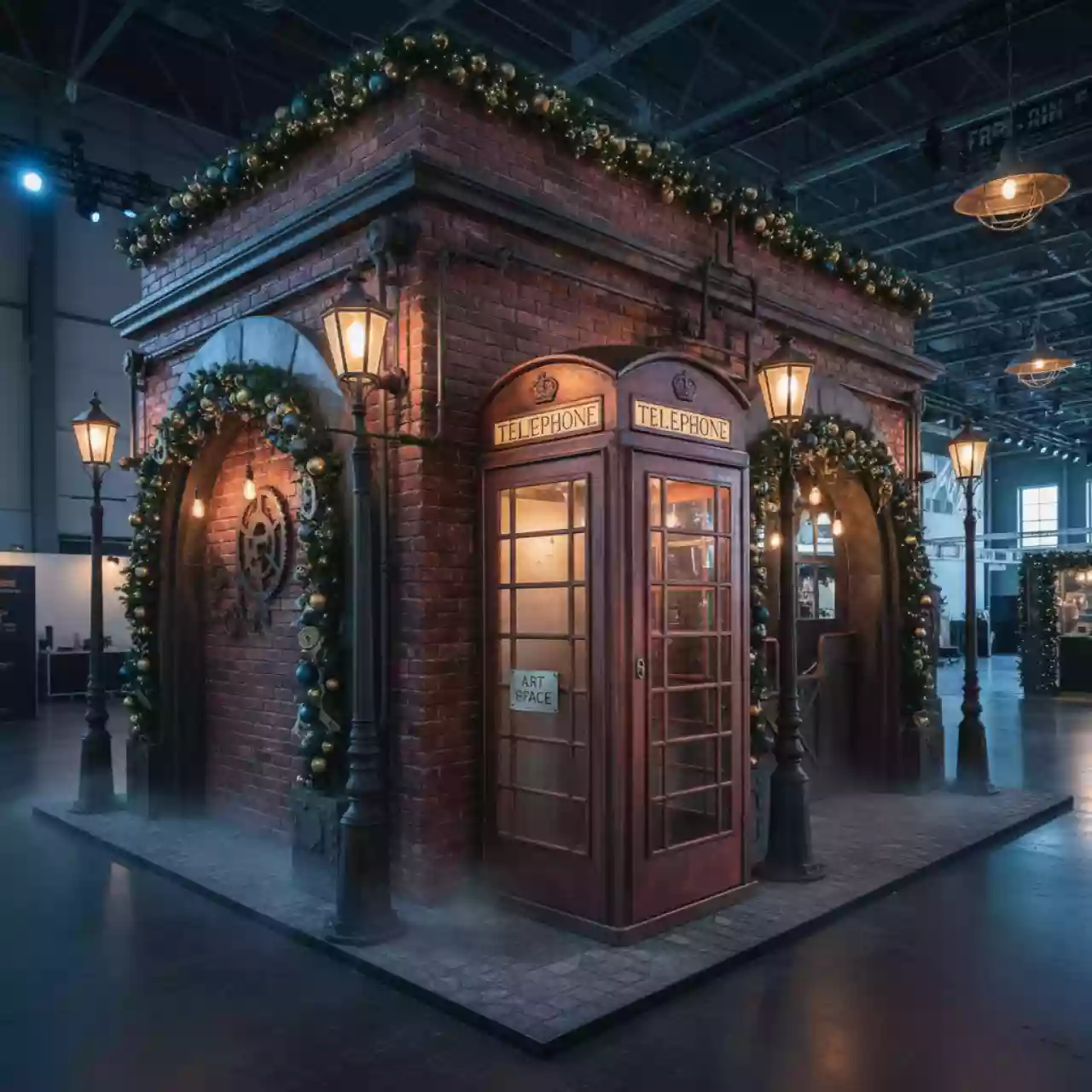 Аренда Фотозона новогоднее путешествие в Англию в Gamma Sirius — ART SPACE