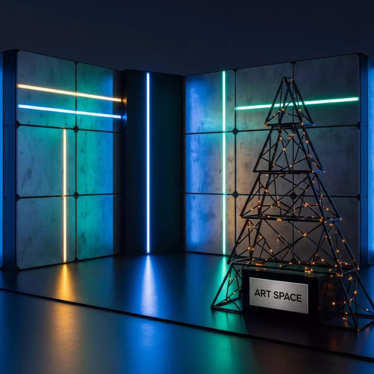 Аренда Фотозона новогодняя для конференции в комплексе «Дагомыс» — ART SPACE