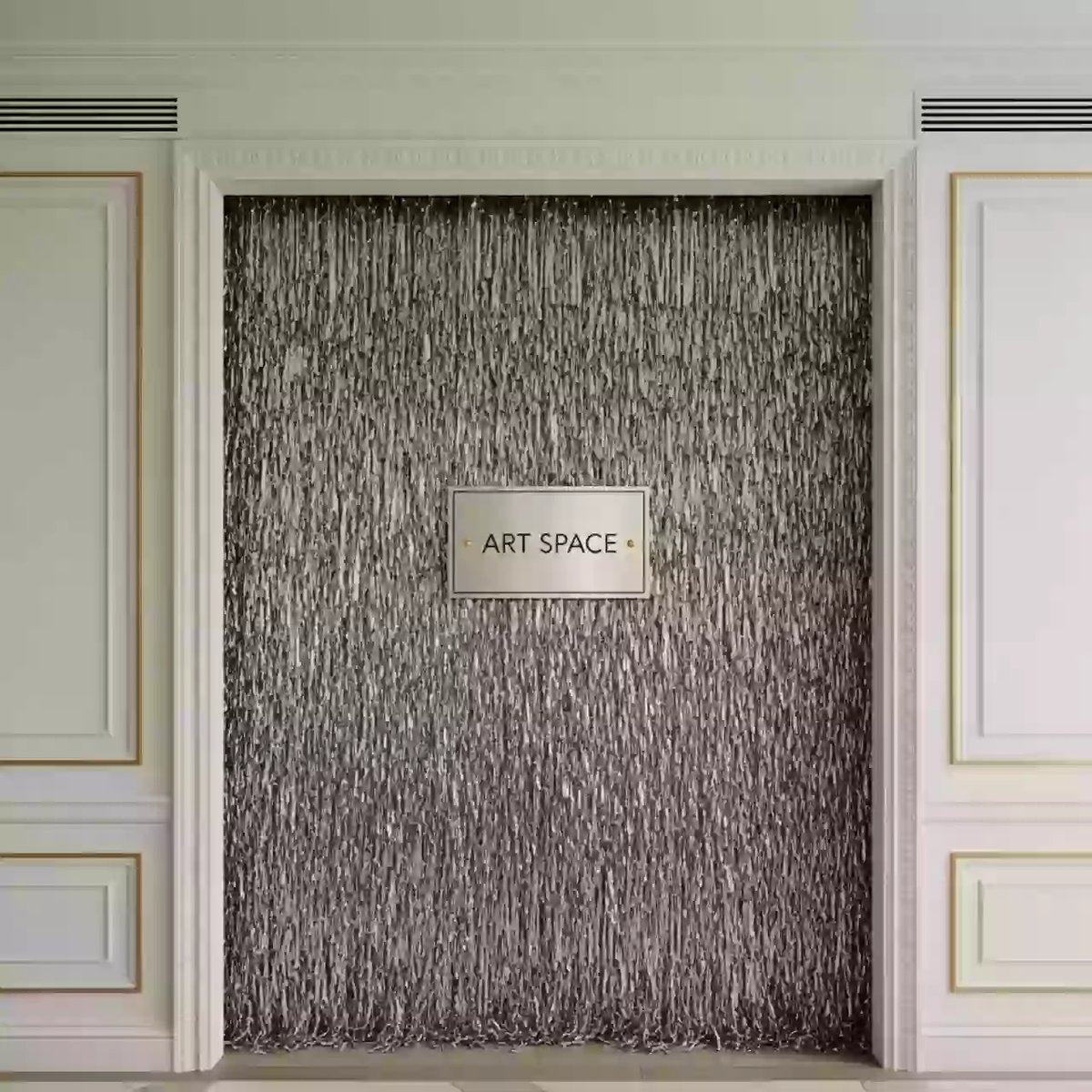 Аренда Фотозона новогодняя Дождик в Karat Resort — ART SPACE