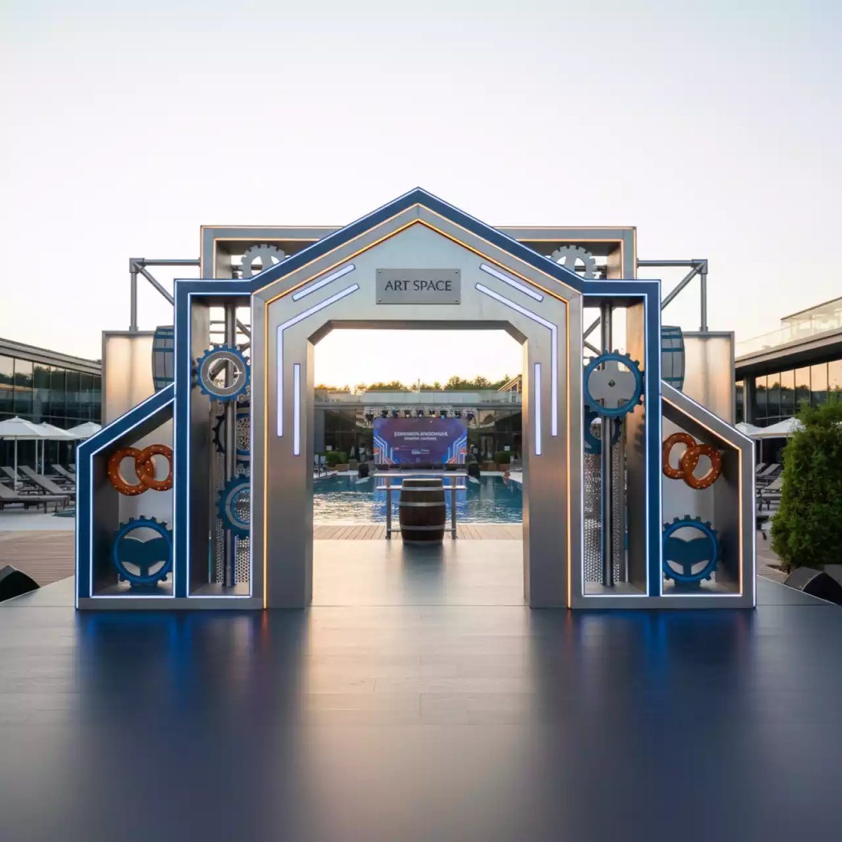 Аренда Фотозона "Октоберфест" в Sport Inn Hotel & Wellness — ART SPACE