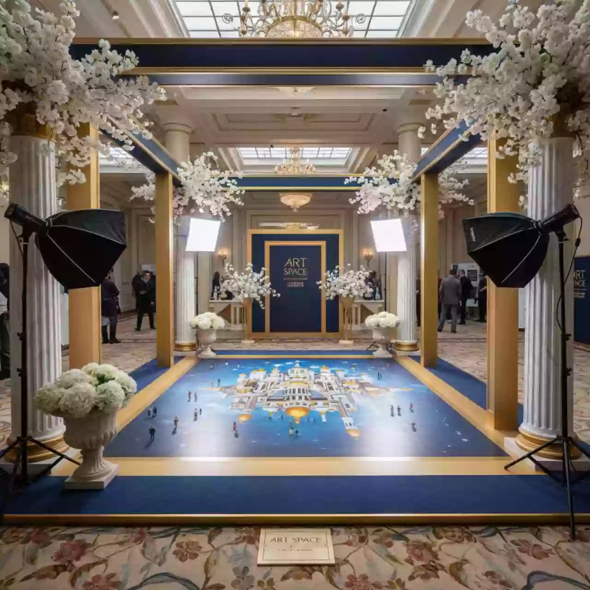 Аренда Фотозона Оптические иллюзии тарелка в отеле «Звездный» — ART SPACE