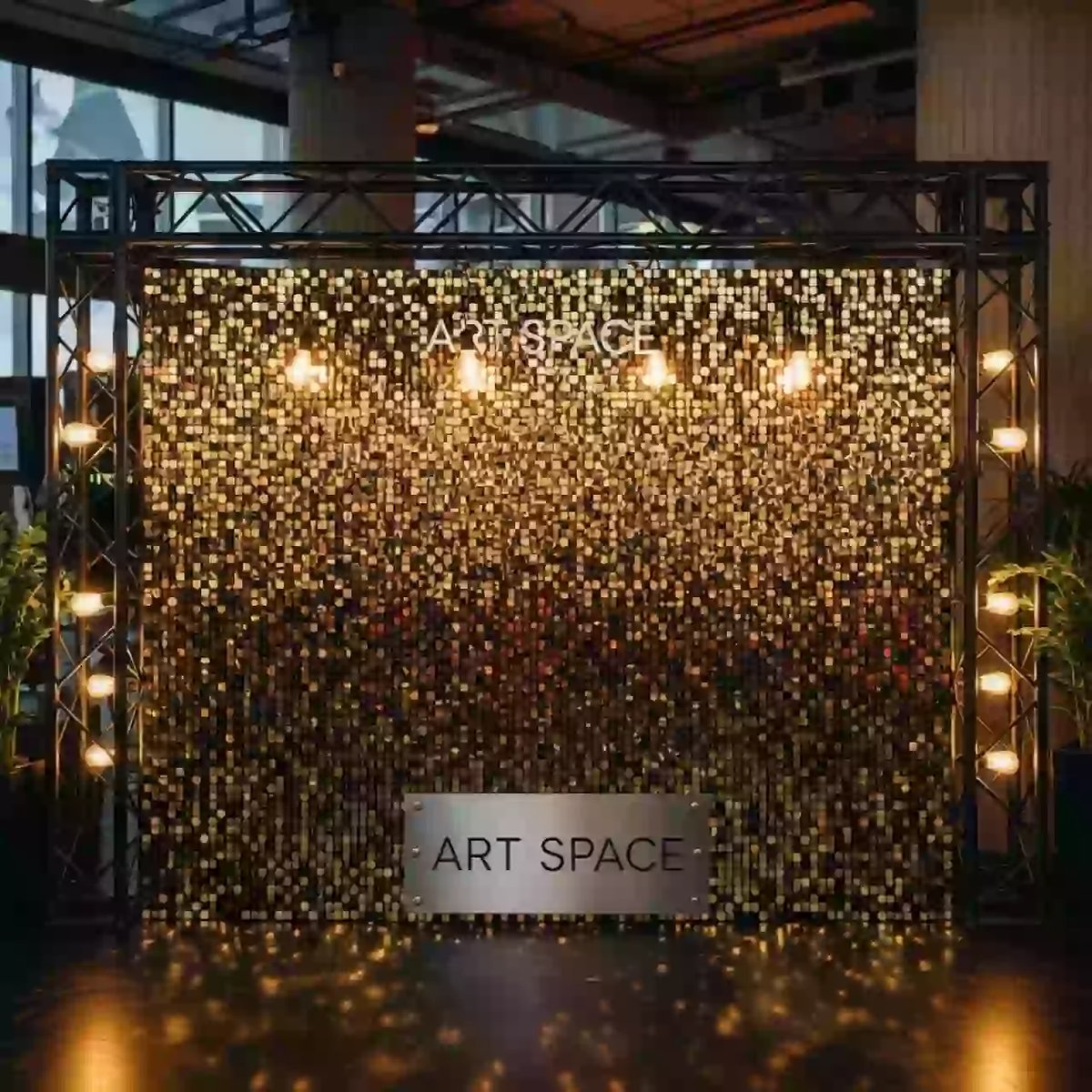 Аренда Фотозона Пайетки Казино Рояль в Green Flow Hotel — ART SPACE