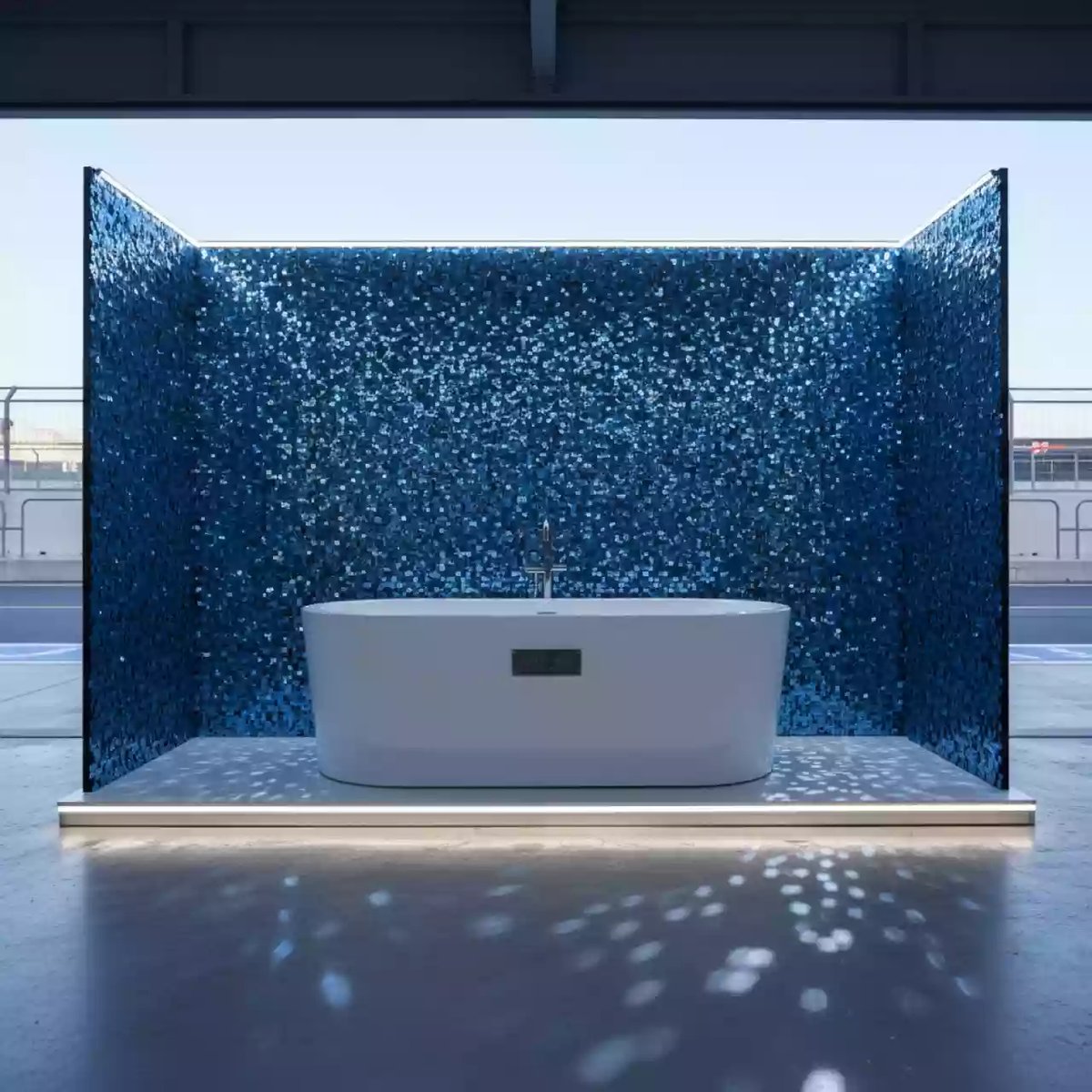 Аренда Фотозона Пайетки с ванной на Сочи Автодроме — ART SPACE