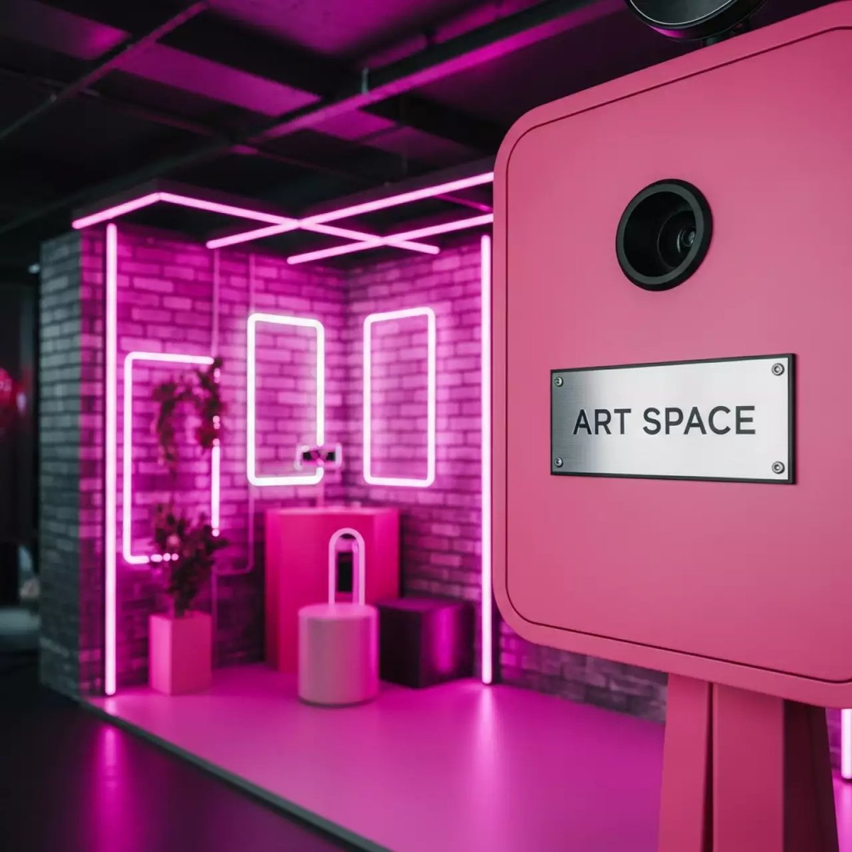 Аренда Фотозона Pink на Медальной площади — ART SPACE