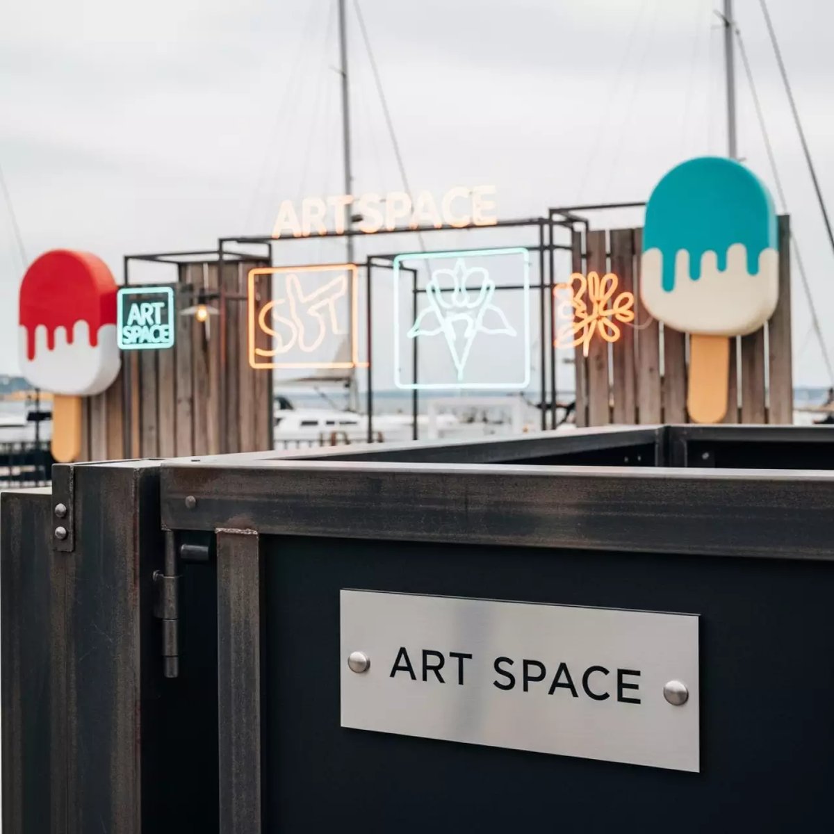 Аренда Фотозона Праздник мороженого на парусной регате (Сочи) — ART SPACE