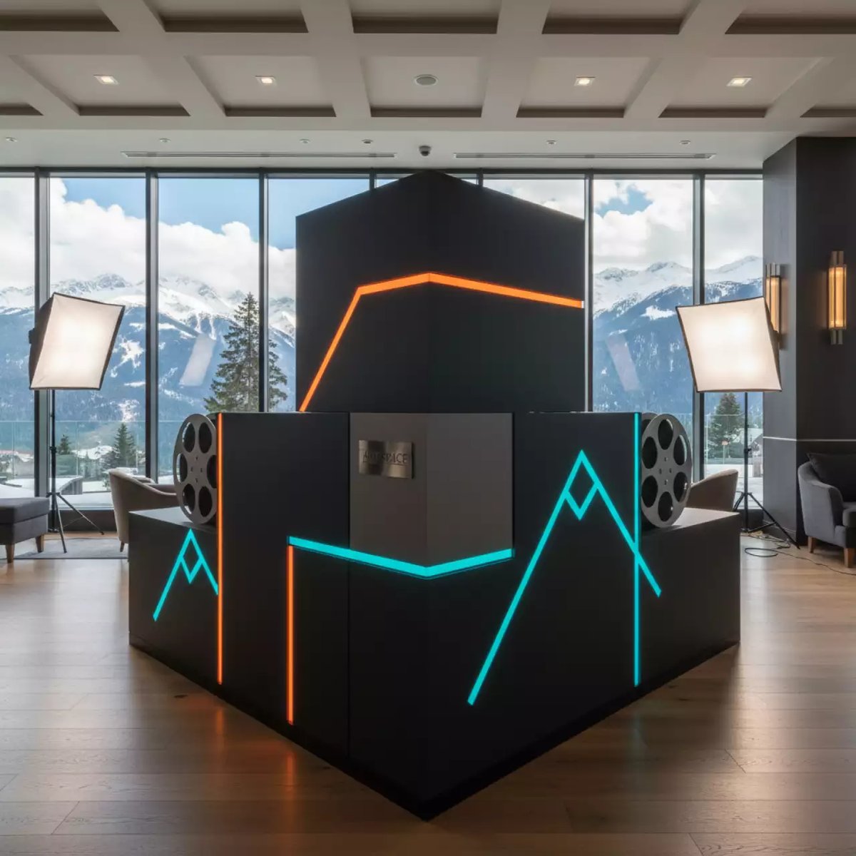 Аренда Фотозона Пусть будет ярким в Radisson Hotel Rosa Khutor — ART SPACE