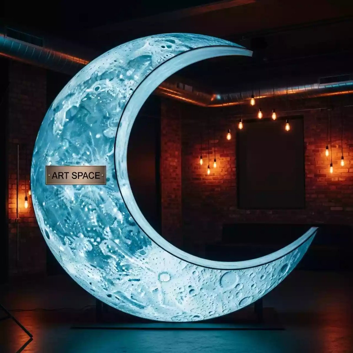 Аренда Фотозона с луной в парке «Ривьера» — ART SPACE