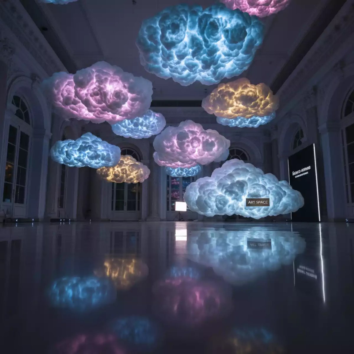 Аренда Фотозона с облаками на вилле «Анна» — ART SPACE