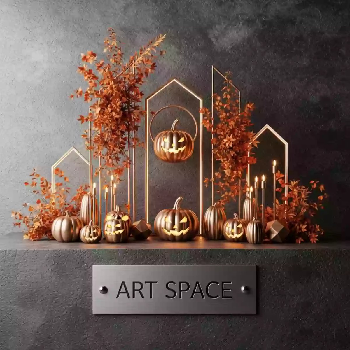 Аренда Фотозона Счастливый Хэллоуин в ресторане «D.O.M» — ART SPACE