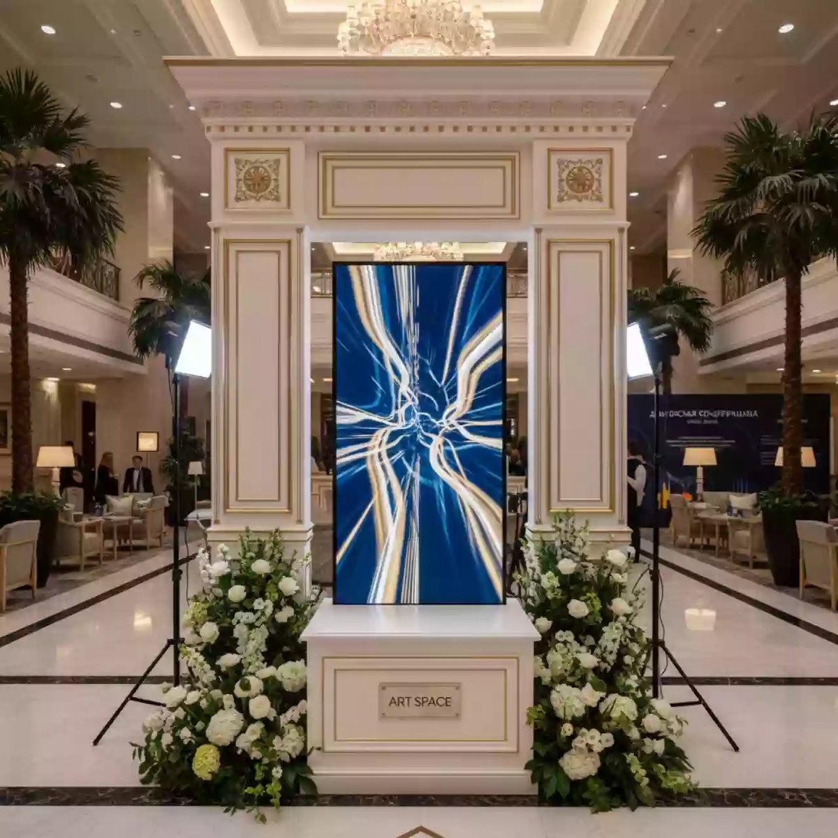 Аренда Фотозона селфи сканер в Mövenpick Hotel — ART SPACE