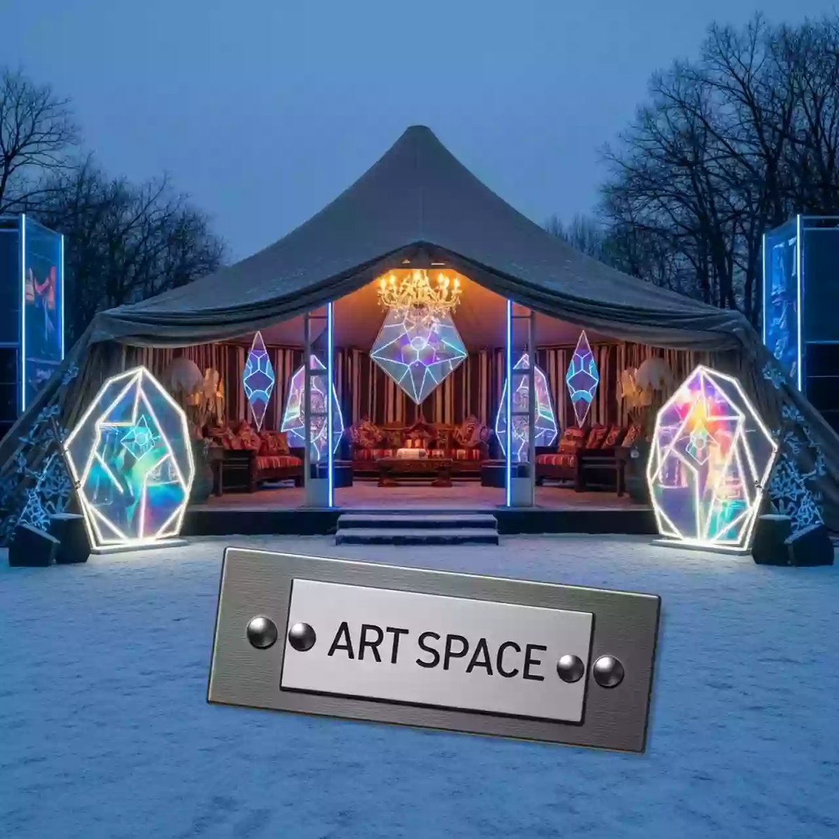 Аренда Фотозона шатер бедуина в парке «Ривьера» — ART SPACE