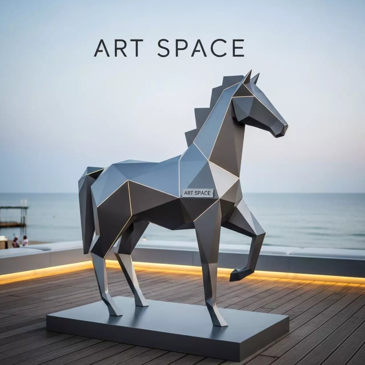 Аренда Фотозона Символ года Огненная лошадь на пляжных клубах Хосты — ART SPACE