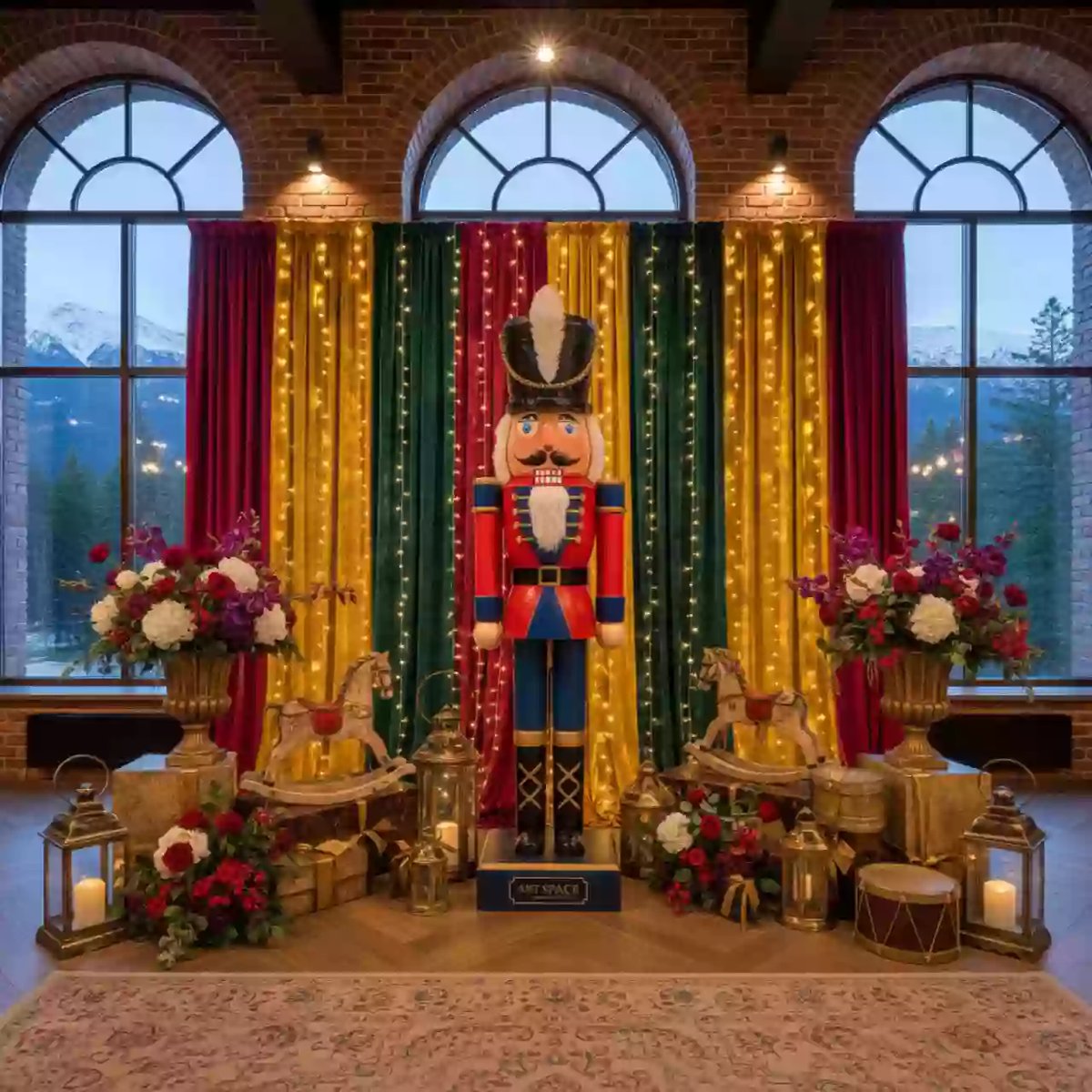 Аренда Фотозона Сказка о Щелкунчике на курорте «Газпром» (Альпика) — ART SPACE