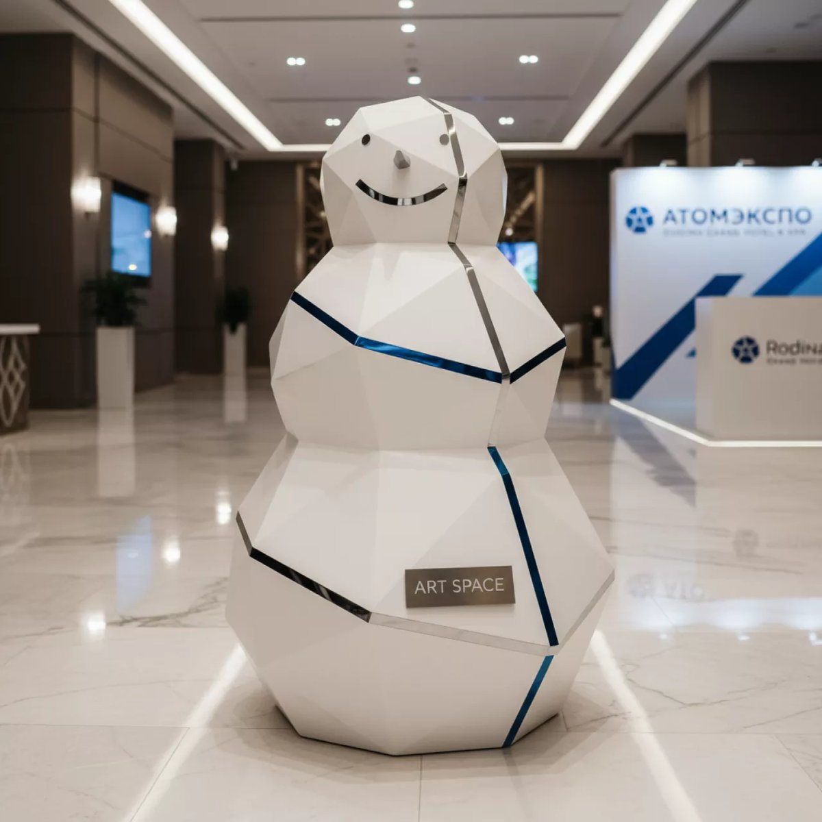 Аренда Фотозона снеговик на Новый год в Rodina Grand Hotel & SPA — ART SPACE